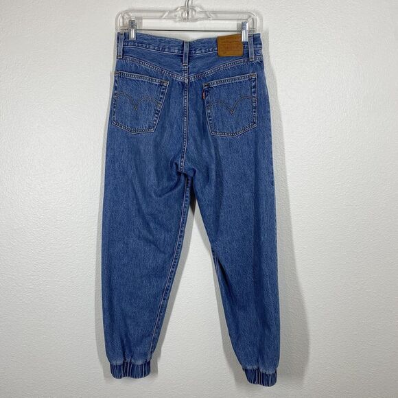 Levi's 501 XX Big E Womens Jogger Denim Jeans Size 28 Medium Wash Hipster Grunge - Picture 7 of 15
